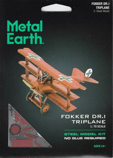 Metal Earth -Baron Von Richthofen Tri-wing Fokker-