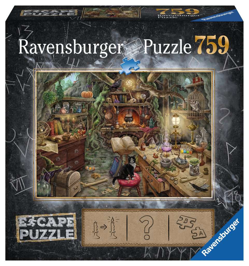 Puzzle 759 piezas -Escape: La Cocina de la Bruja- Ravensburger 