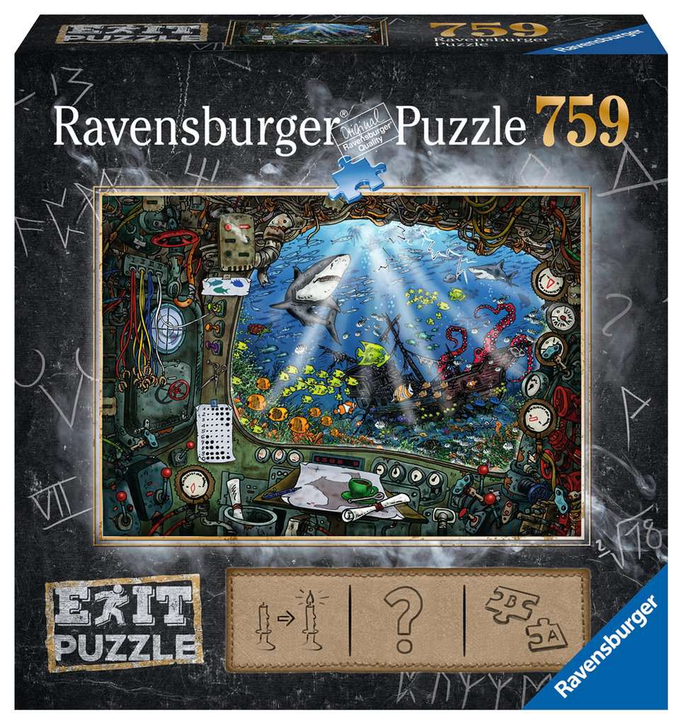 Puzzle 759 piezas -Escape: Submarino- Ravensburger