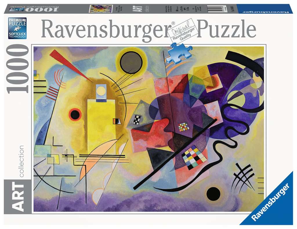 Puzzle 1000 piezas -Kandinsky, Wassily: Amarillo, Rojo, Azul- Ravensburger