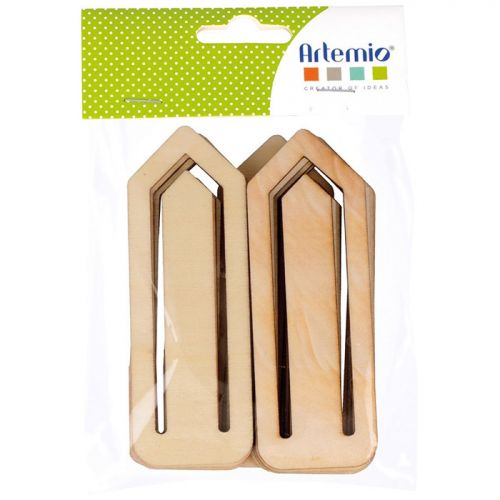 Marcadores de Libro Madera 11,3 x 4 cm. (12 pzs.) Artemio