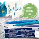 Estuche 6 Rotulador Pitt Artist Pen Hand Lettering -Tonos Azules- Faber-Castell (copia)