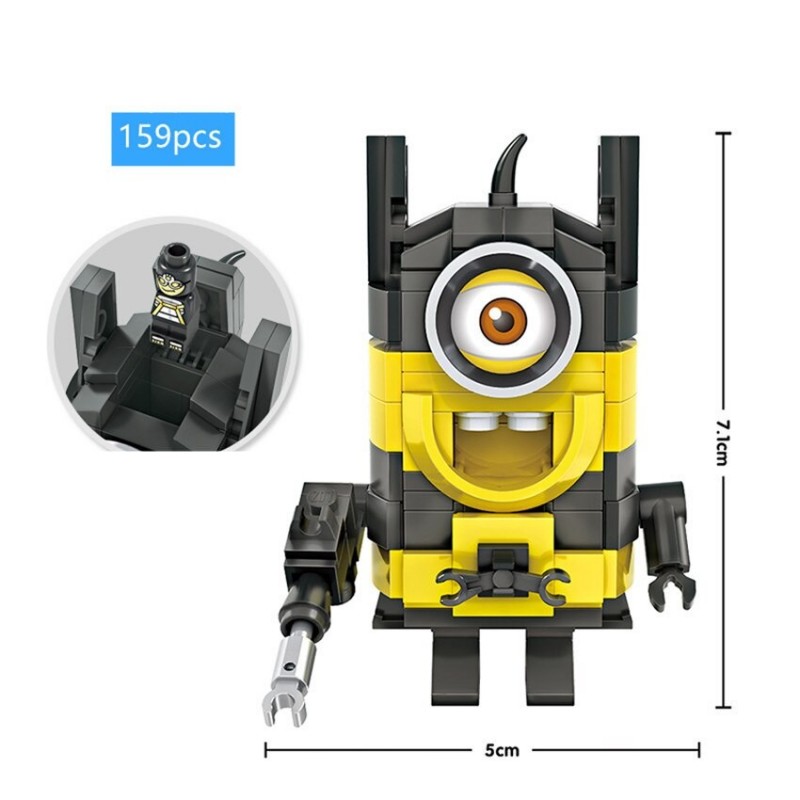 Kit -Minion Batman- 159 pzs. Loz Mini