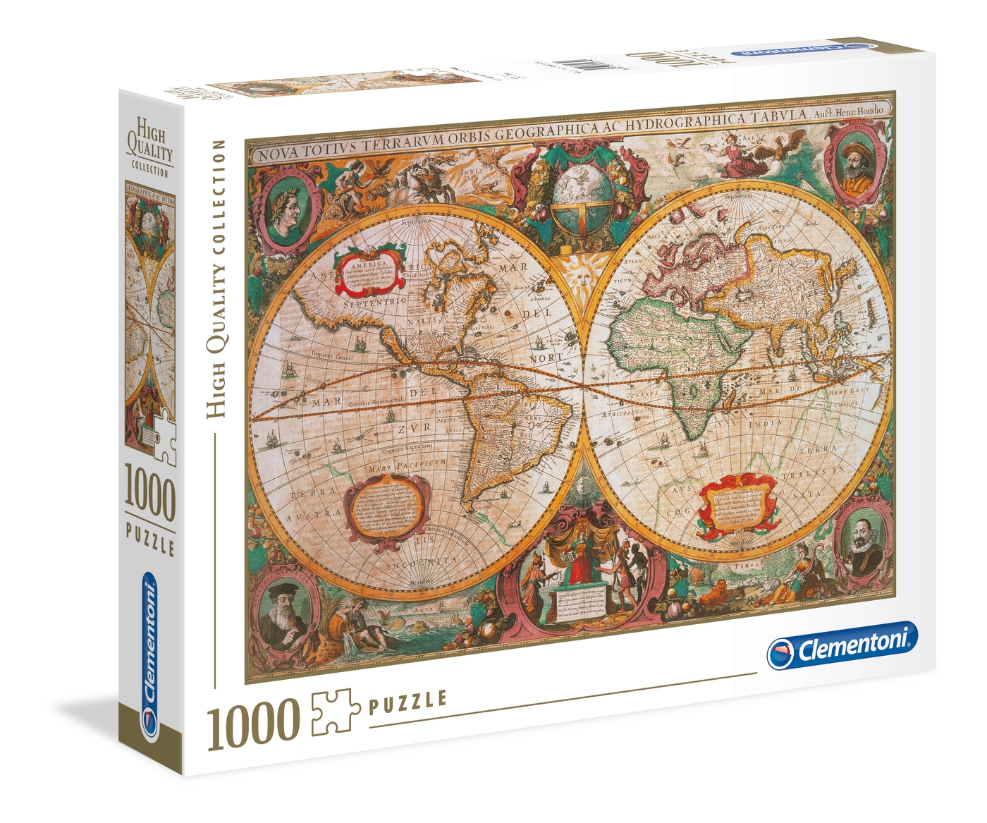 Puzzle 1000 piezas -Mapa Antiguo- Clementoni