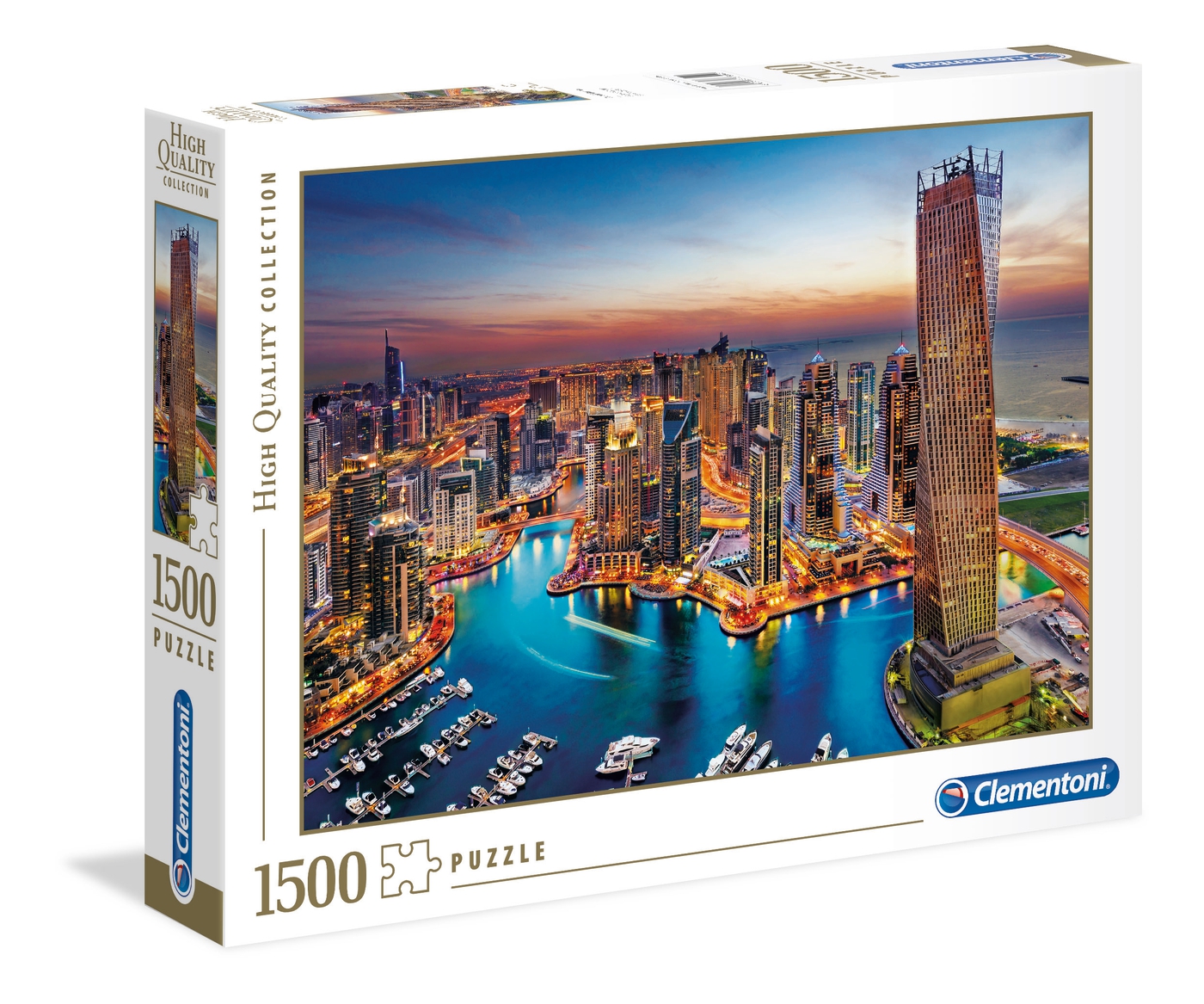 Puzzle 1500 piezas -Dubai Marina- Clementoni