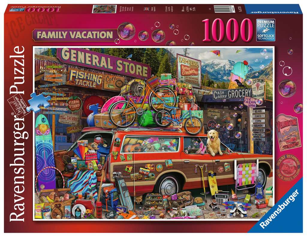 Puzzle 1000 piezas -Vacaciones Familiares- Ravensburger