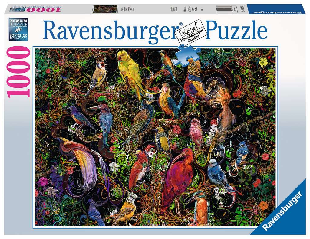 Puzzle 1000 piezas -Aves de Arte- Ravensburger
