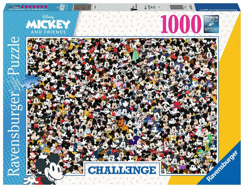 Puzzle 1000 piezas -Challenge Puzzle Mickey- Ravensburger
