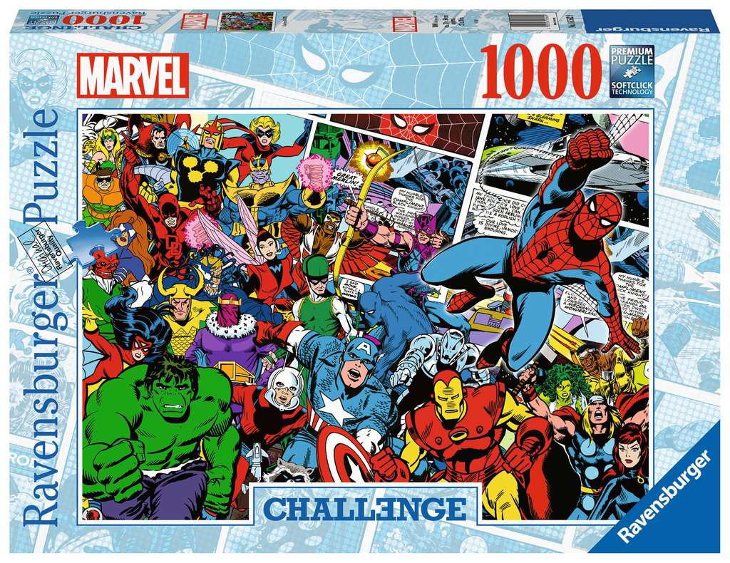 Puzzle 1000 piezas -Challenge Puzzle Marvel- Ravensburger