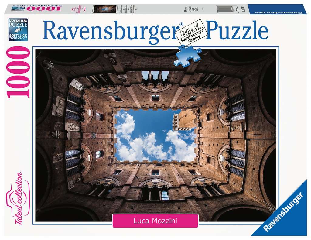 Puzzle 1000 piezas -Talent collecition: Cortile del Podestà. Siena - Ravensburger
