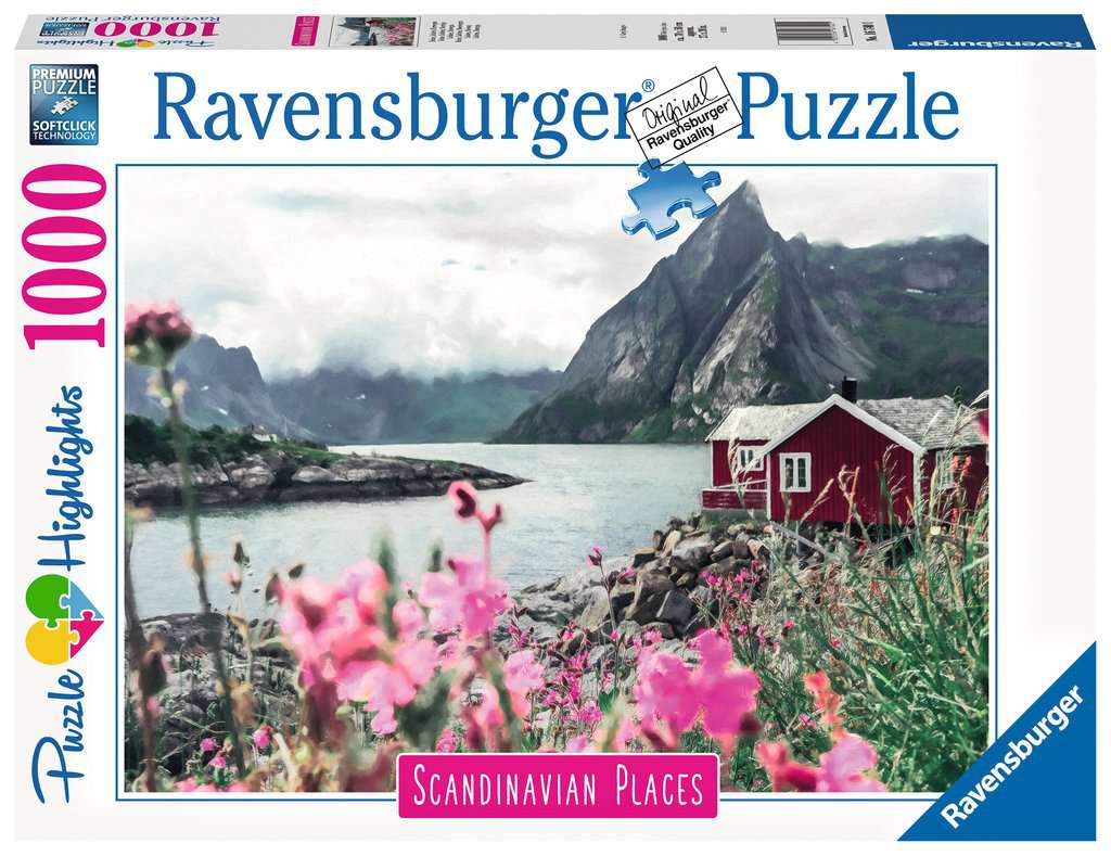 Puzzle 1000 piezas -Hamnoy, Lofoten- Ravensburger