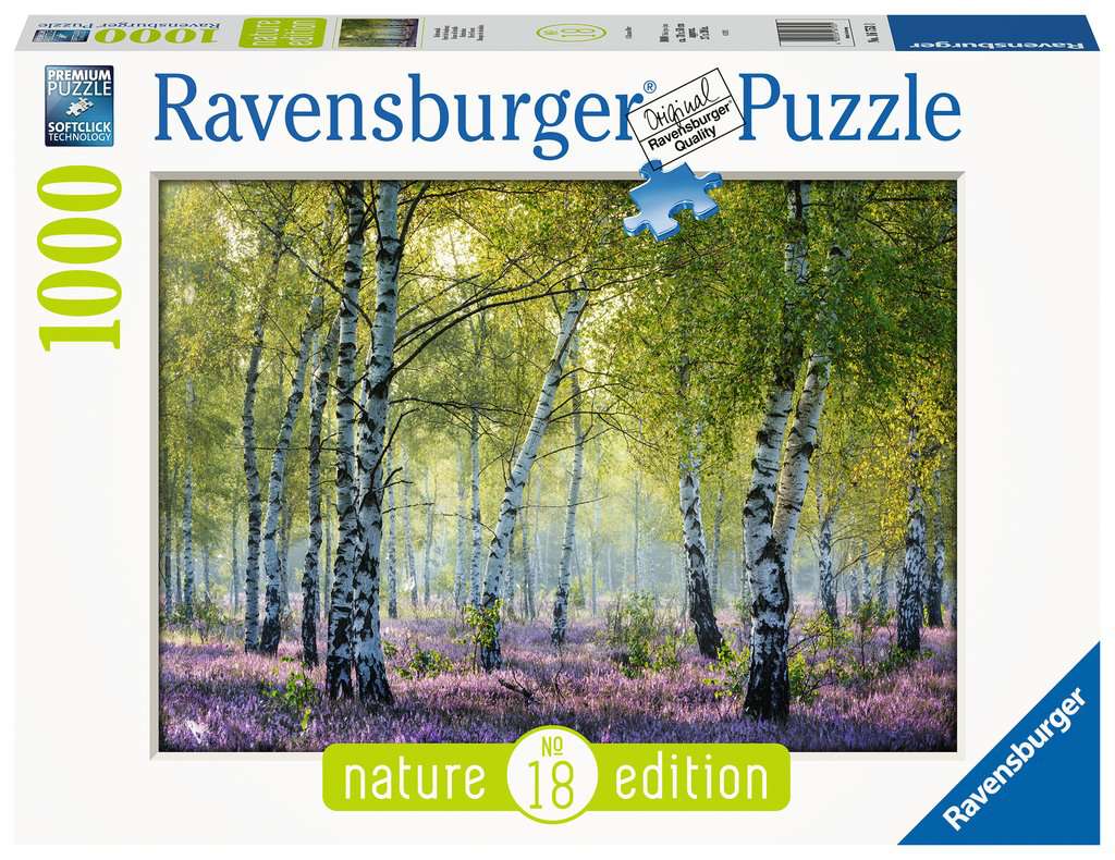 Puzzle 1000 piezas -Bosque de Abedules- Ravensburger