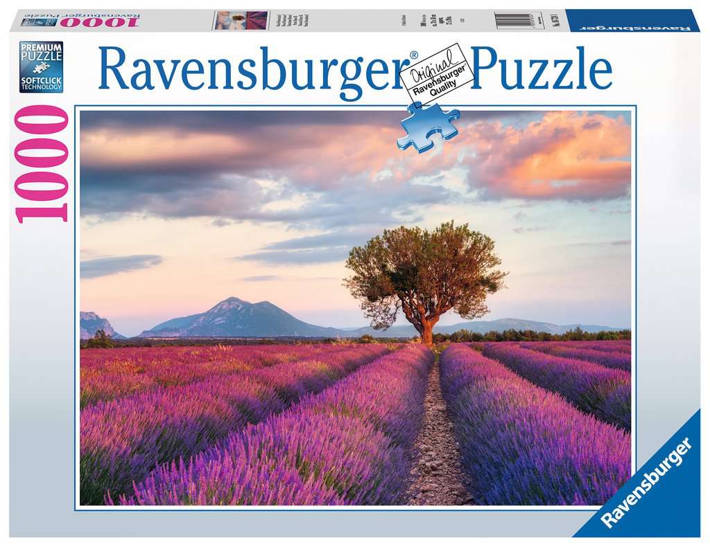 Puzzle 1000 piezas -Campos de Lavanda- Ravensburger