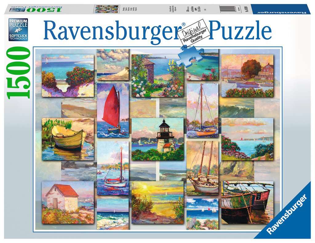 Puzzle 1500 piezas -Collage Costero- Ravensburger