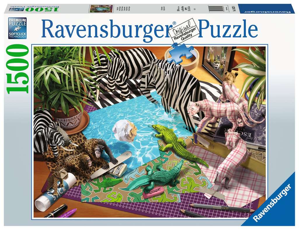 Puzzle 1500 piezas -Aventura de Origami- Ravensburger