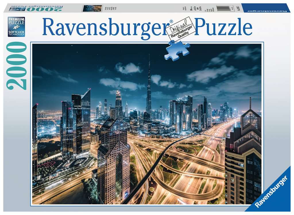 Puzzle 2000 piezas -Vista de Dubai- Ravensburger