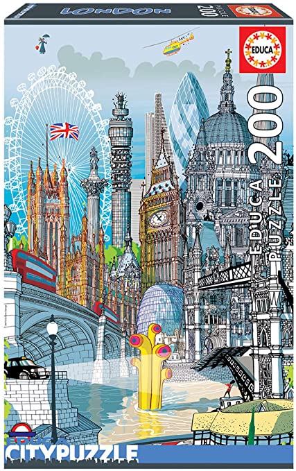 Puzzle 200 piezas -Londres CityPuzzle- Educa