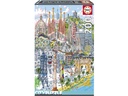 Puzzle 200 piezas -Barcelona CityPuzzle- Educa