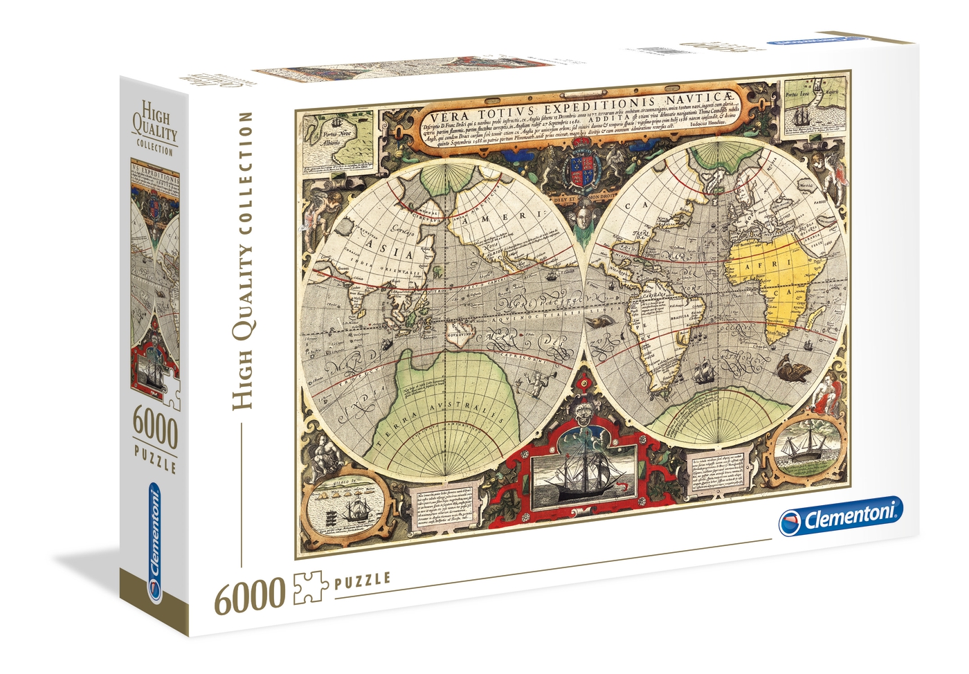 Puzzle 6000 piezas -Mapa Antiguo- Clementoni