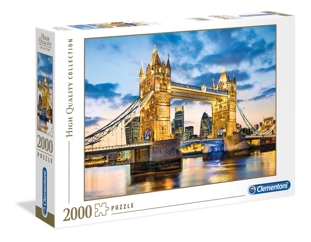 Puzzle 2000 piezas -Tower Bridge- Clementoni