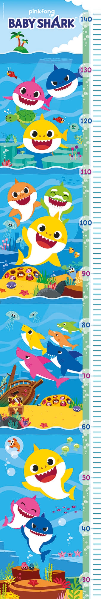 Puzzle "Medidor" 30 piezas -Baby Shark- Clementoni