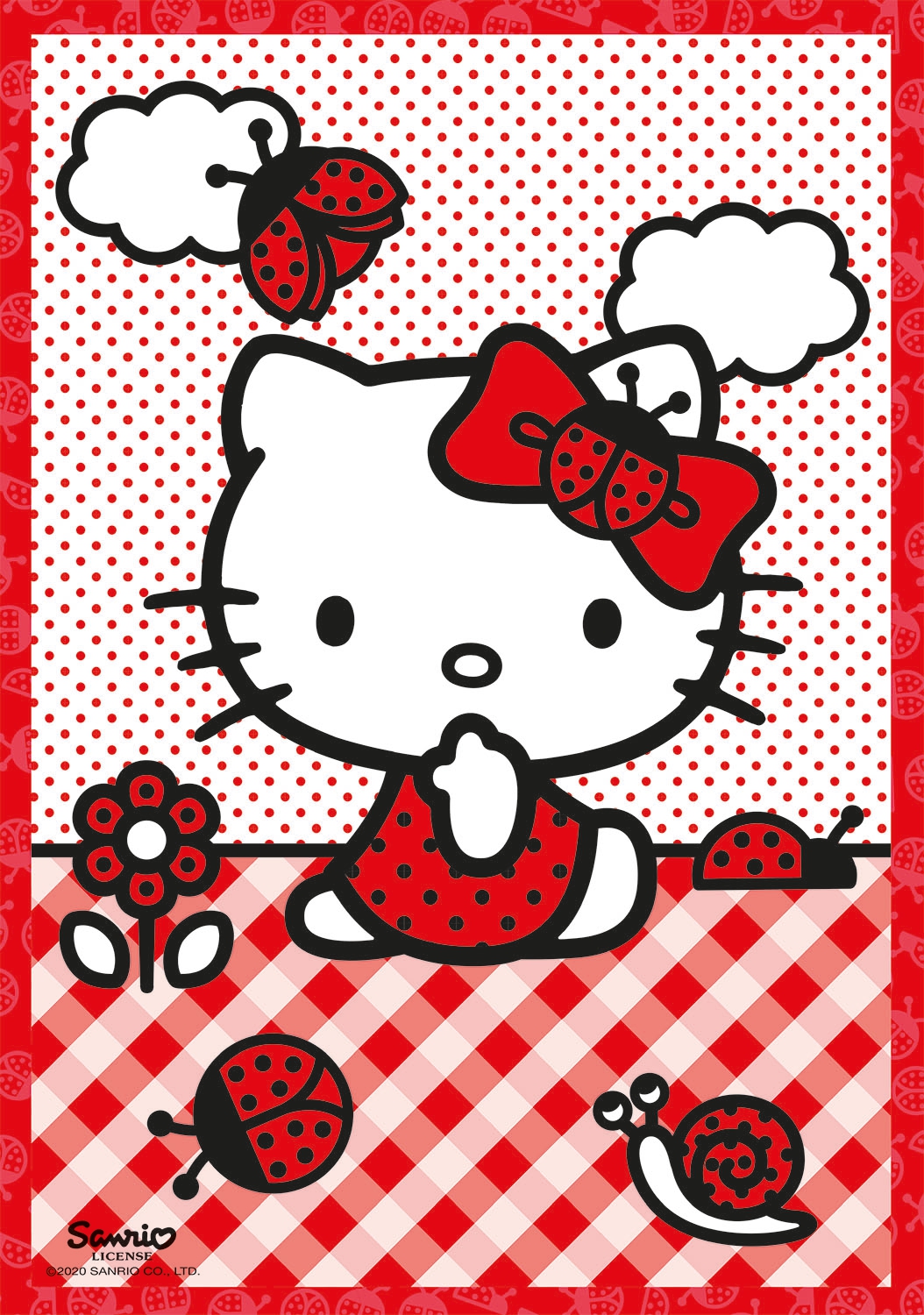 Puzzle 104 piezas + Modelo 3D -Hello Kitty- Clementoni