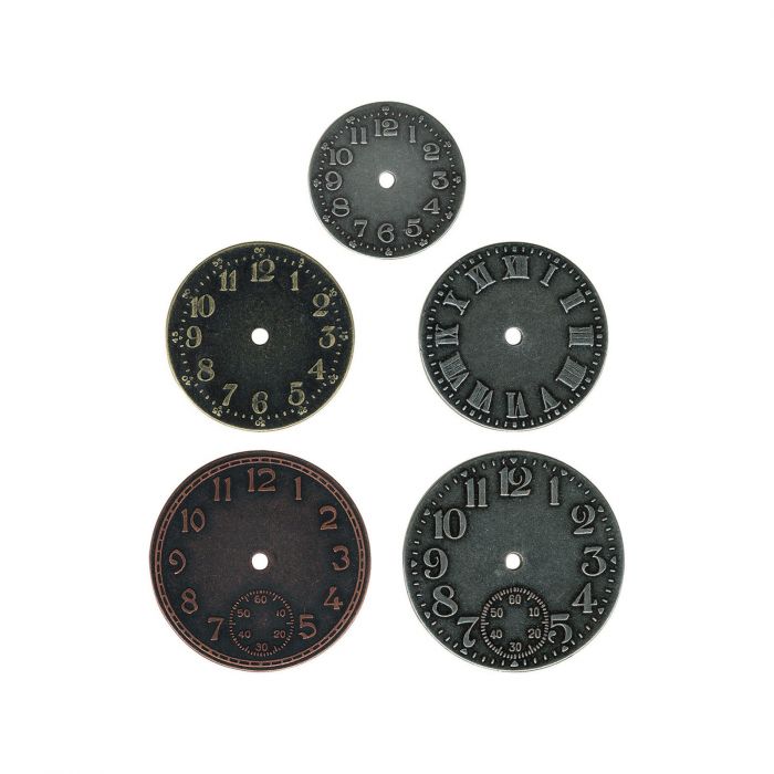 Relojes Metal Vintage (5 pzs.) Tim Holtz