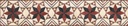 Estrella Taracea 32 x 32 mm. Nº 235-2 (Tira 5 pzs.)