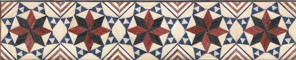 Estrella Taracea 32 x 32 mm. Nº 235-4 (Tira 5 pzs.)