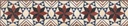 Estrella Taracea 32 x 32 mm. Nº 235-4 (Tira 5 pzs.)