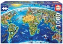 Puzzle 1000 piezas Miniatura -Símbolos del Mundo- Educa