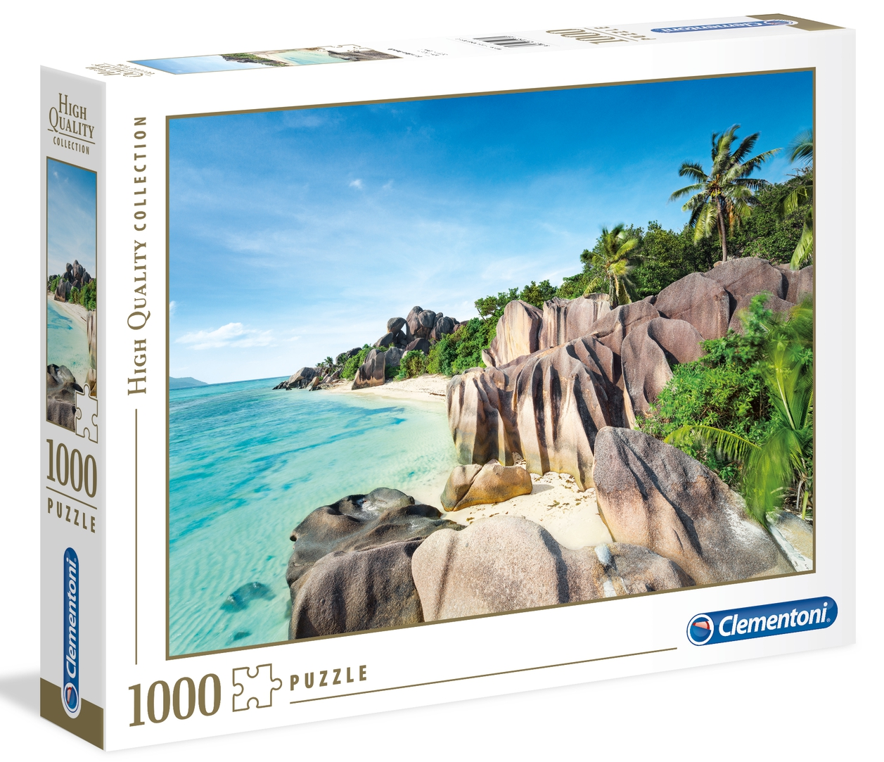 Puzzle 1000 piezas -Playa Paraiso- Clementoni