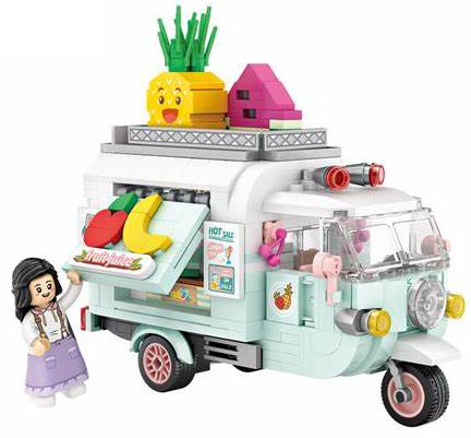 Kit -Furgoneta Fruit Truck- 480 pzs. Loz Mini