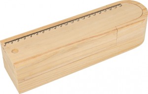 Plumier Madera 2 Pisos 23,5 x 6,5 x 5,5 cm Artemio