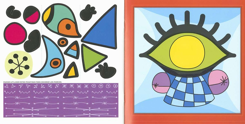 Cuadros con Pegatinas de Arte: Abstracto