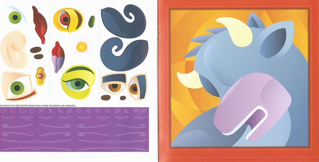 Cuadros con Pegatinas de Arte: Cubismo - Susaeta
