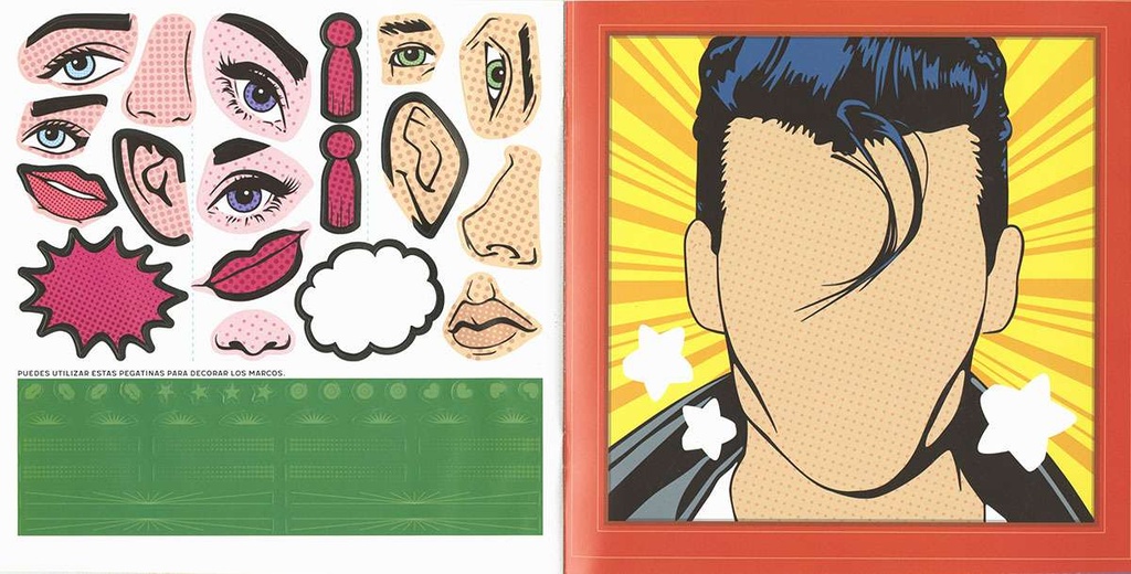 Cuadros con Pegatinas de Arte: Pop Art - Susaeta