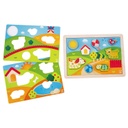 Puzzle Encajable Madera -Pepe & Friends 3 en 1- Hape