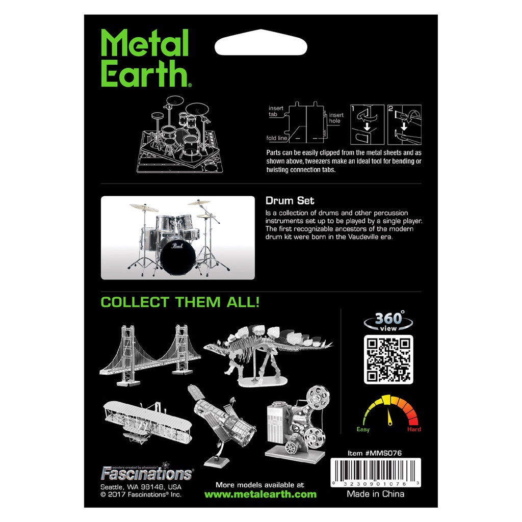 Metal Earth -Batería