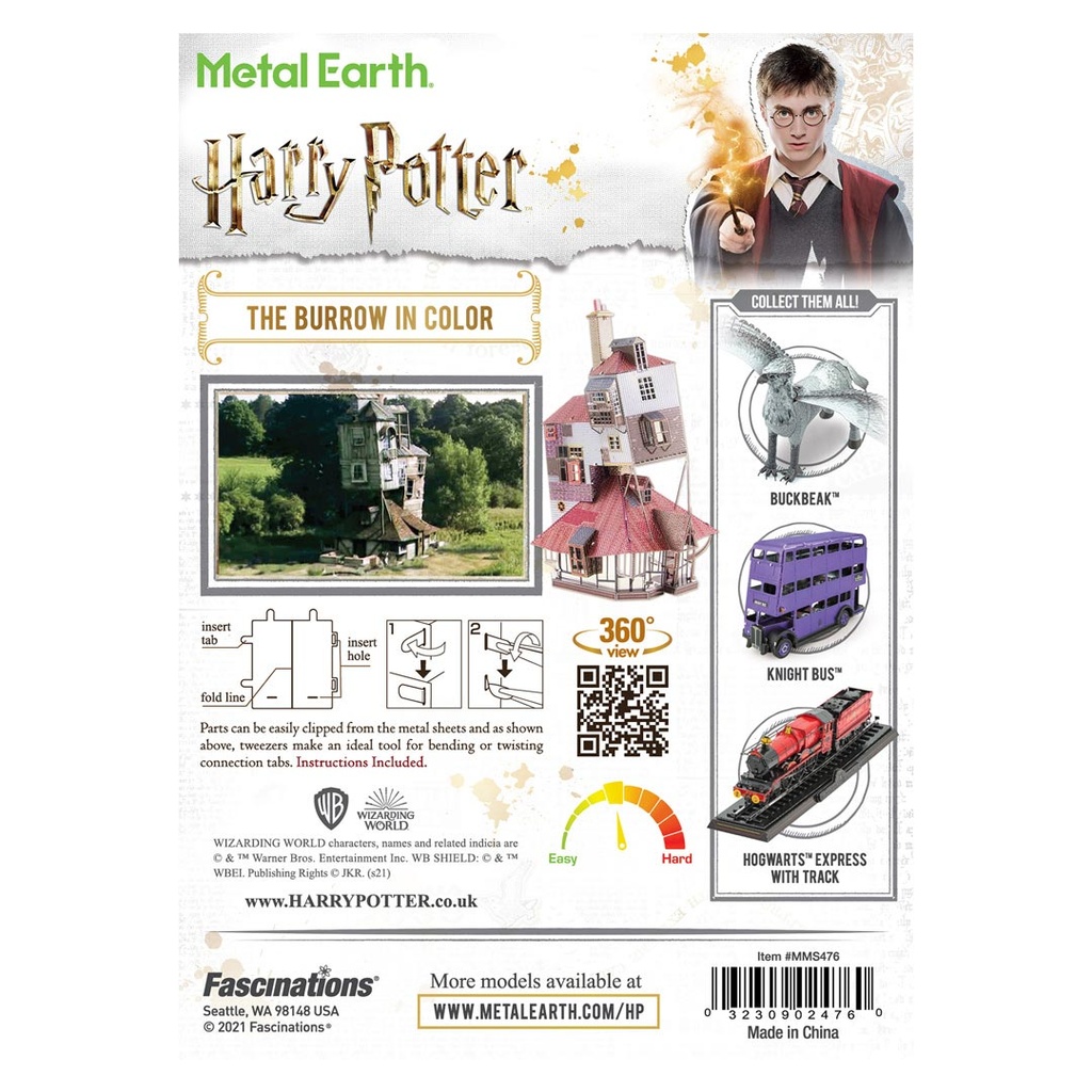Metal Earth -Harry Potter- The Burrow (Color)