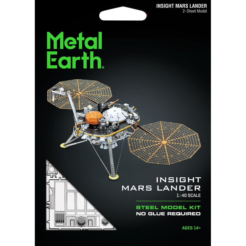 Metal Earth -InSight Mars Lander -