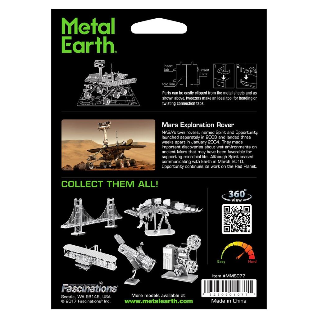 Metal Earth -Space Models- Mars Rover