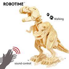 Kit Tyranosaurus Rex controlado por Sonido - Rokr Robotime