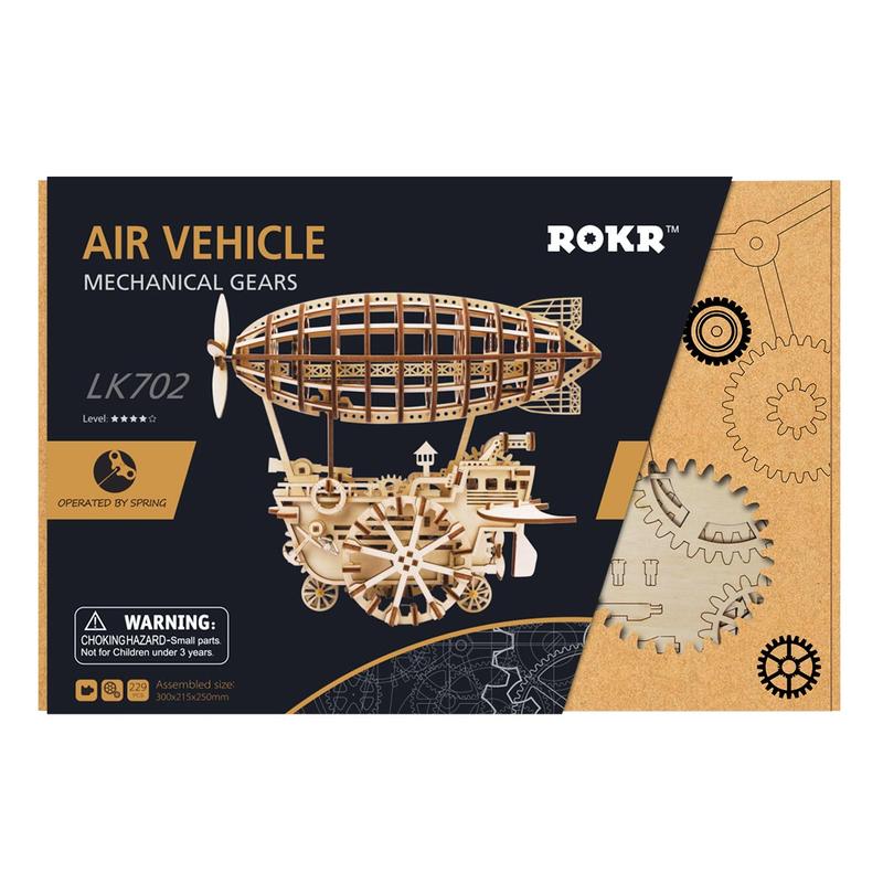 Kit Modelo Mecánico Madera -Dirigible- Rokr Robotime