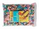 Cuentas Plástico -Donuts- Multicolor Colores Pastel 9mm. (1000 pzs.)