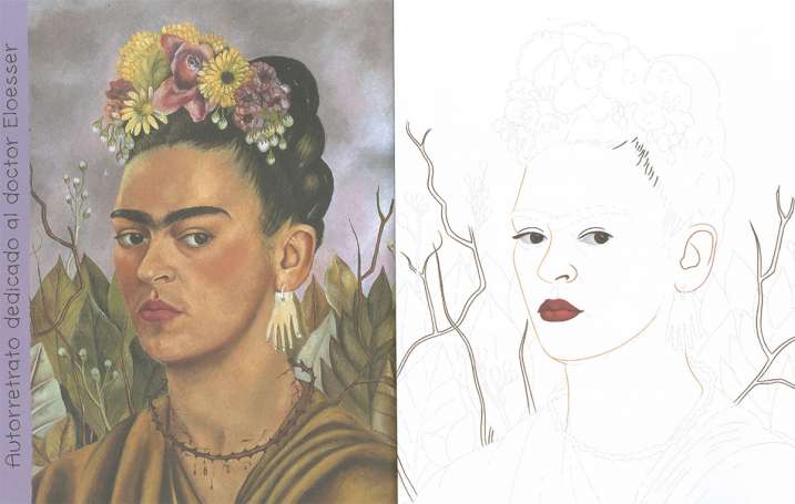 Arte para Colorear -Frida Kahlo- Susaeta Ediciones