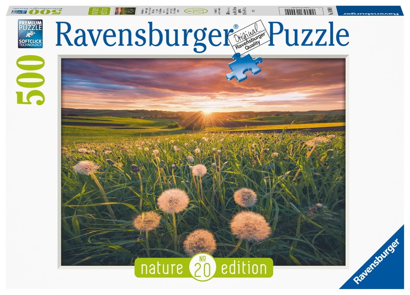 Puzzle 500 piezas -Dientes de León al Atardecer- Ravensburger