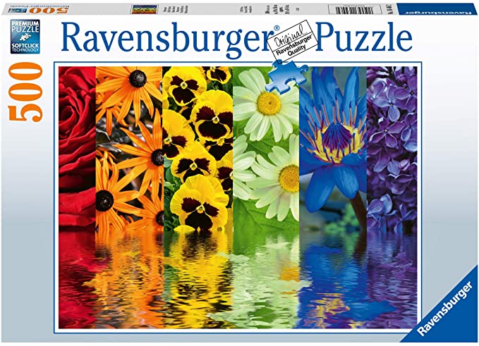 Puzzle 500 piezas -Reflexiones Florales- Ravensburger