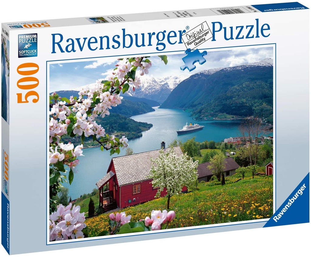 Puzzle 500 piezas -Idilio Escandinavo- Ravensburger