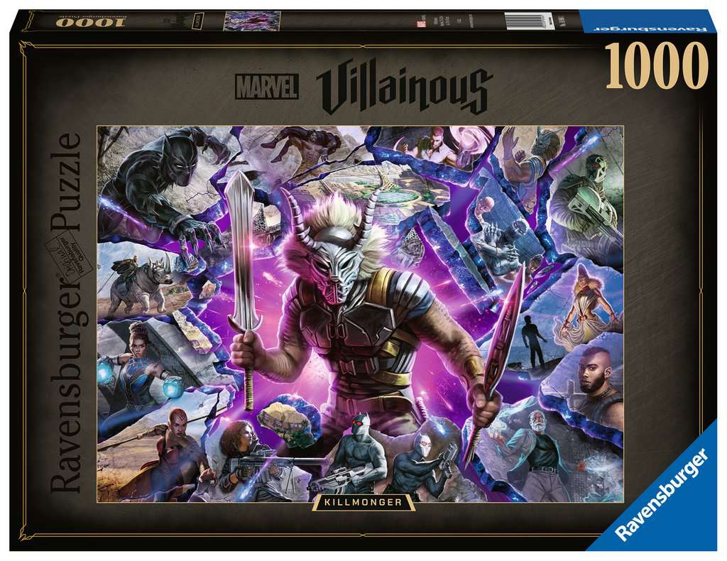 Puzzle 1000 piezas -Villainous: Killmonger- Ravensburger